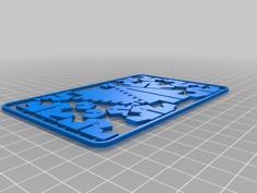 Christmas Tree Kit Card 3D Printer Model