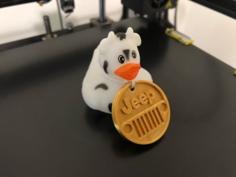 Jeep Duck Tag 3D Printer Model