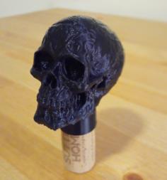 Celtic Skull Wine Stopper 3D Printer Model