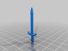 LEGO Compatible Weapons Pack 8 More Swords 3D Printer Model