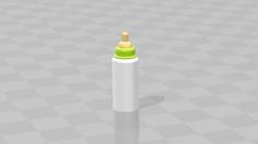 Sylvanian Families Or Playmobil Compatible Baby Bottle 3D Printer Model