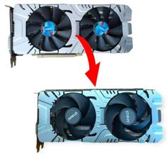 AMD Fan Replacement Adapter For Gpu YESTON RX580 3D Printer Model