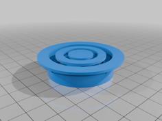 Simple Ventilation Outlets 44mm, 3 Designs 3D Printer Model