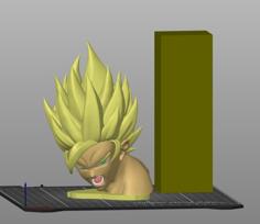 Super Saiyan Goku Bust 3D Printer Model