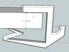 Tabletop Clip With Hook 3D Printer Model