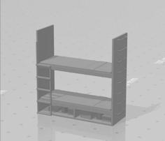 28mm Modern Bunk Beds 3D Printer Model