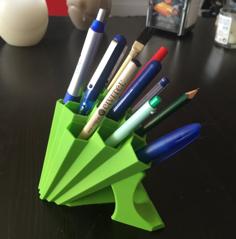 Telescopic Honeycomb Pen-holder 3D Printer Model