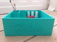 Makeup Box For Keeping Your Makeup Nice And Neat! 3D Printer Model