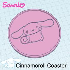 Cinnamoroll Coaster Sanrio 3D Printer Model