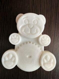 Jelly Gummy Bear(soap Size) 3D Printer Model