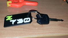 Kawasaki Z 750 KeyChain 3D Printer Model