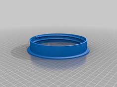 AC 150mm Exhaust Hose Adapter (Midea, Comfee, Costway) 3D Printer Model