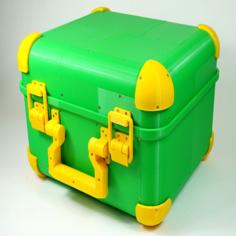 Rubik’s Cube Robot Carrying Case, Fully 3D-Printed 3D Printer Model