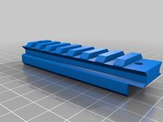 Nerf Stryfe Upper & Lower Picatinny Rail 3D Printer Model