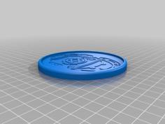 Mark 5 Dive Helmet Coaster 3D Printer Model