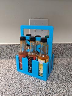 Hot Sauce Caddy 3D Printer Model