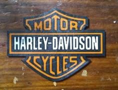 Harley-Davidson Logo Multi Color Print 3D Printer Model