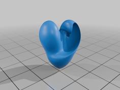 Twisted Heart 3D Printer Model