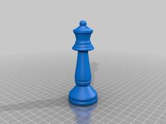 Chess Queen Ornament 3D Printer Model