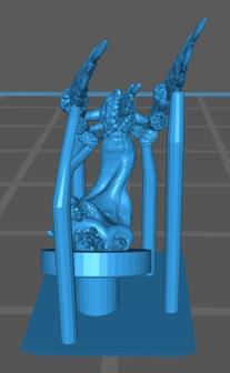 Epic Scale Flamer Demon 3D Printer Model