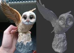 Owl – Leonardo Collection 3D Printer Model