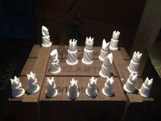 Column Chess Set 3D Printer Model