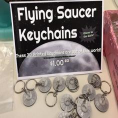 UFO Keychains! 3D Printer Model