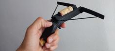 Mini Ballesta Lanza Tapones De Corcho / Crossbow Spear Cork Stopper 3D Printer Model