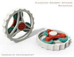 Planetary Gearset Spinner 3D Printer Model