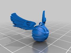 Golden Snitch Charm 3D Printer Model