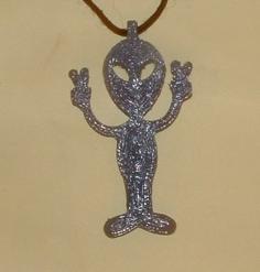 Alien Victory Pendant 3D Printer Model