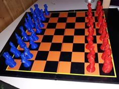 Custom TF2 Chess 3D Printer Model