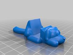 Pupper Dog Phone Holder 3D Printer Model