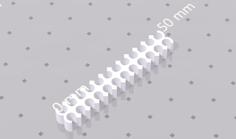 Cable Comb (PC, Computer, Sleeved Cables, Gaming) 3mm Diameter 3D Printer Model