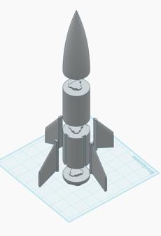 Cosmos Corps Built-Your-Own BASIC ROCKET! 3D Printer Model