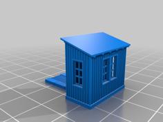 Waagenhäuschen [railroad Scale House] 1:160 3D Printer Model