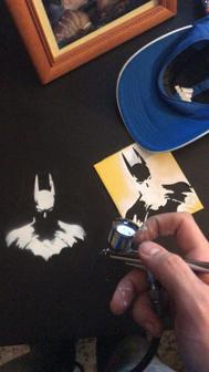 Batman Sh Stencil 3D Printer Model