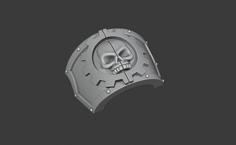 Centurion AdMech Shoulderpad Pad 3D Printer Model