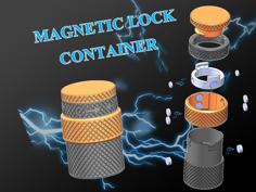 Magnetic Lock Container V1.0 3D Printer Model