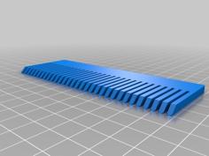 Comb For 3d Printing 3D Printer Model