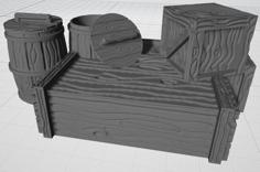 Fantasy Crates And Barrel 3D Printer Model