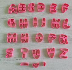 Bubble Font Style Letter Cookie Cutter 3D Printer Model