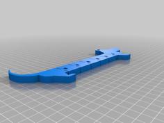 Sausage Dog Keychain 3D Printer Model