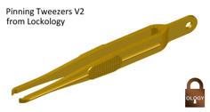 Lockology Pinning Tweezers 3D Printer Model