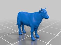 Cow 3D Printer Model