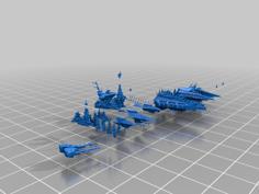 Tzeentch_ship_gubbins_-_bfg_-_chaos 3D Printer Model