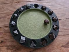 DnD Dice Tray 3D Printer Model