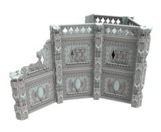 Modular Ruined Building Dark Elves 3D Printer Model