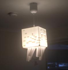 Minecraft Ghast Lamp – Batten Fix 3D Printer Model