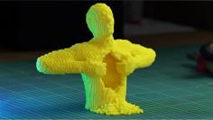 3D Printed Lego Sculpture 3D Printer Model